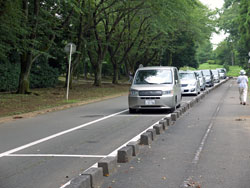 千葉市営平和公園　駐車場